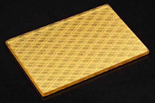 24K Gold Metallbeschichtung auf Glas - SEEN AG