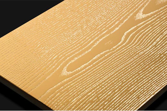 Mit Gold (24K) veredeltes Holz - SEEN AG