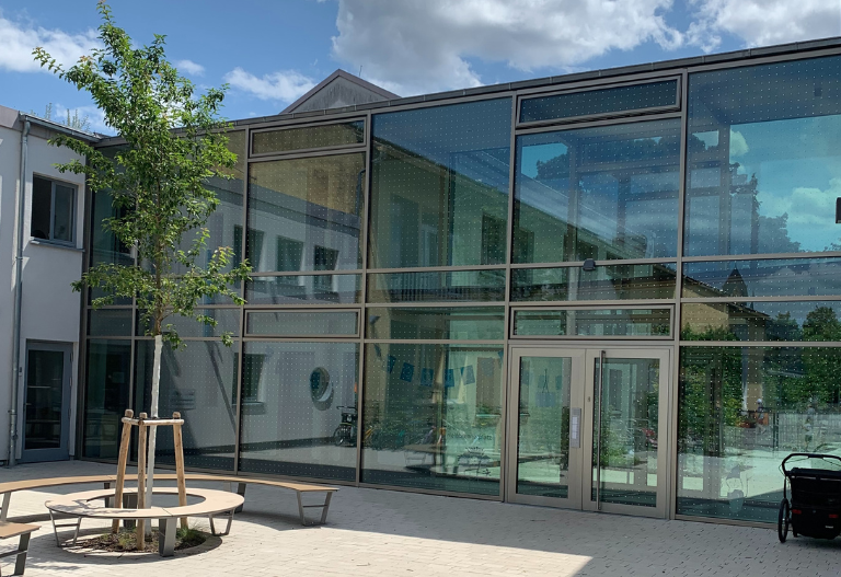 Saflex™ FlySafe™ 3D an der KITA Weinbrennerplatz in Karlsruhe