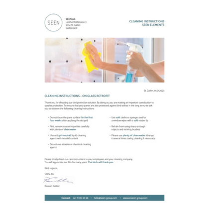 SEEN Elements DIY Homekit - Cleaning Guidelines - Thumbnail